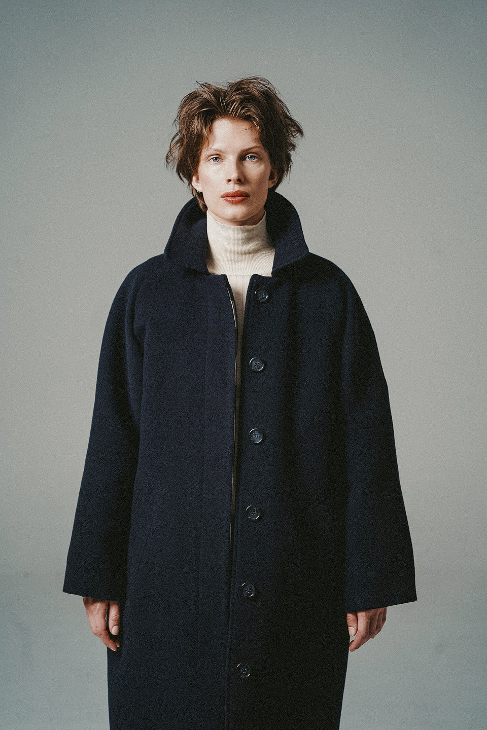 Products REALITY STUDIO 15AW Wool Cocoon Volume Coat M L –