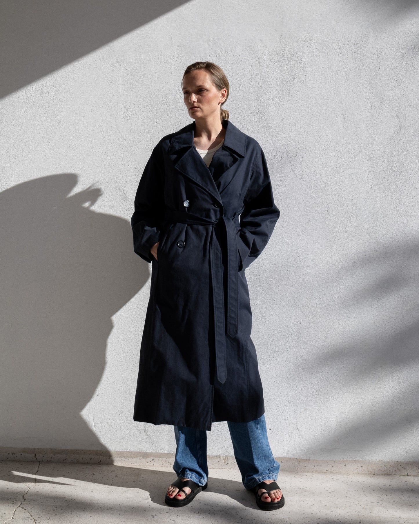 TRENCH COAT | NAVY