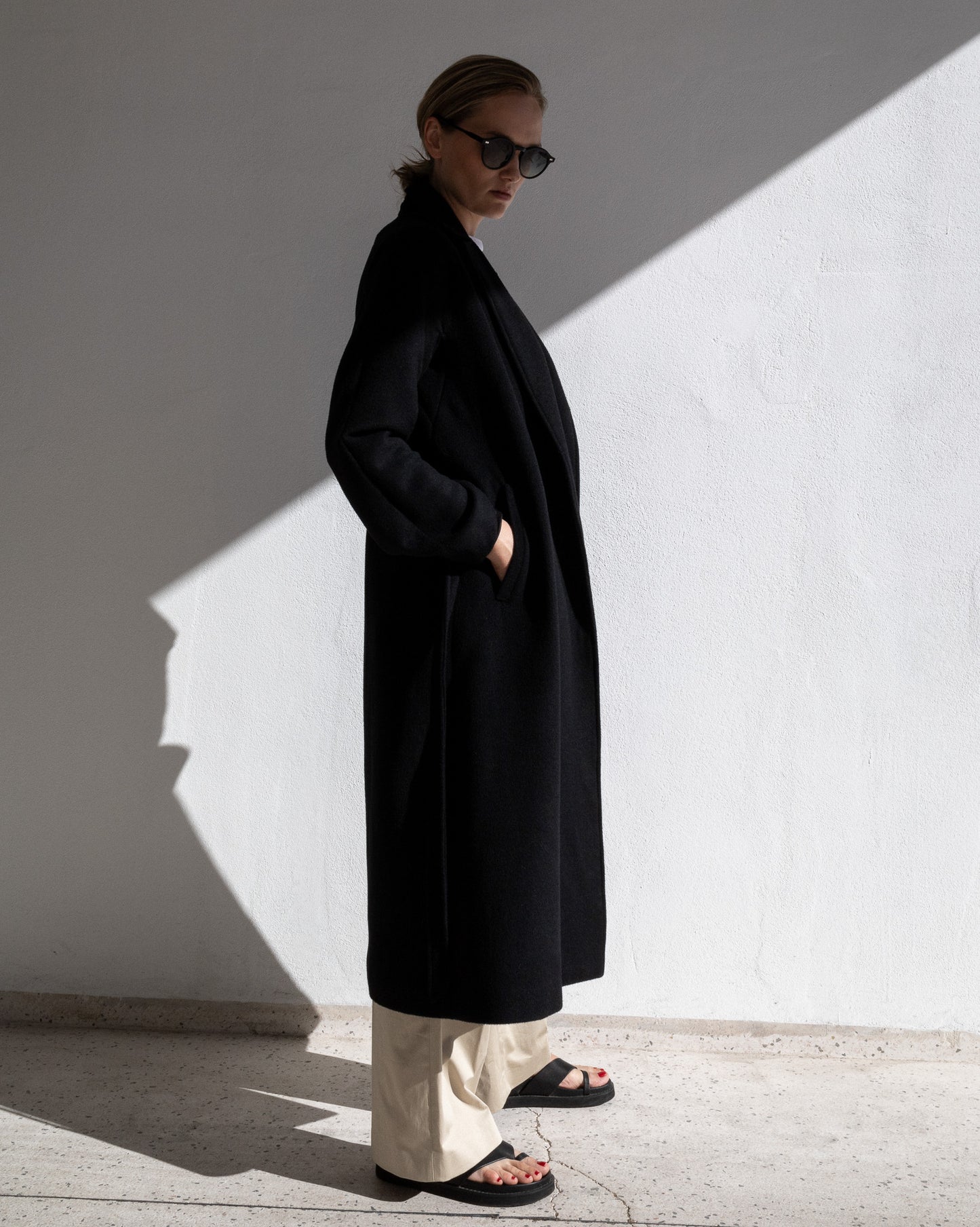 A-LINE COAT | BLACK