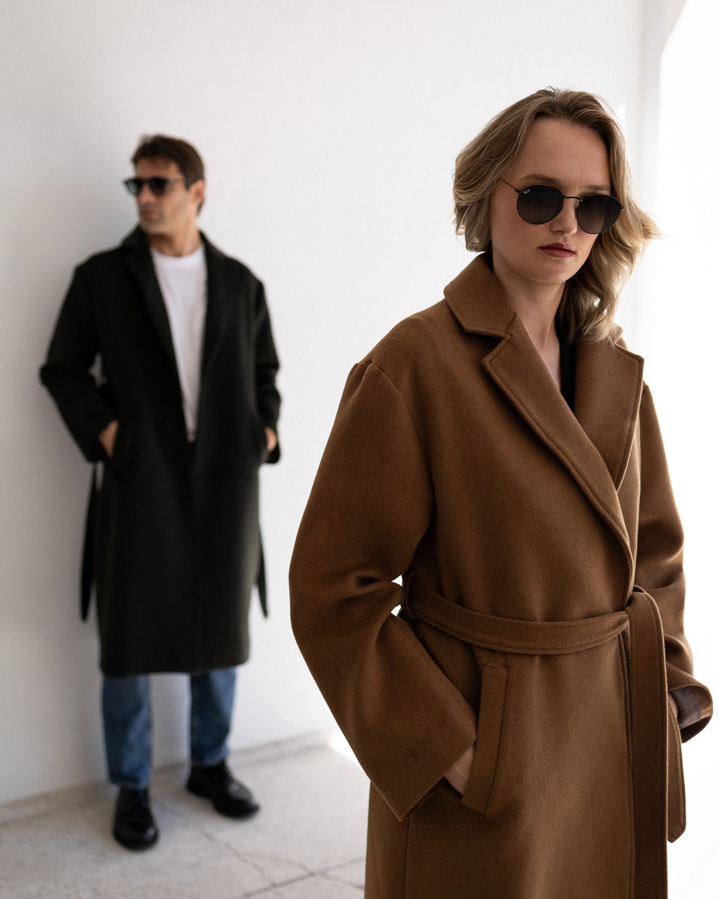 LONG COAT | DARK CAMEL