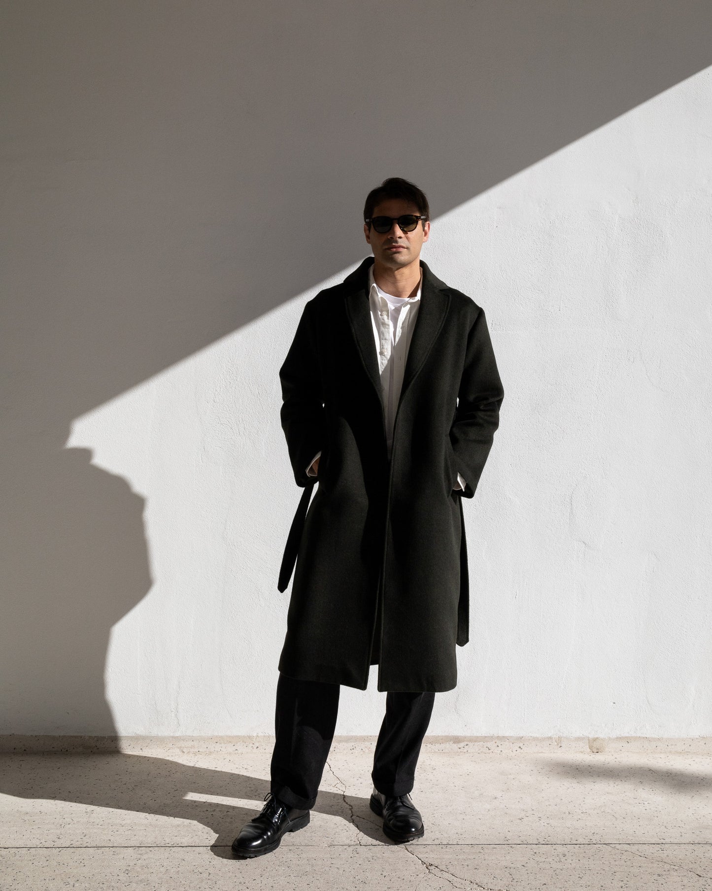 LONG COAT | DARK GREEN