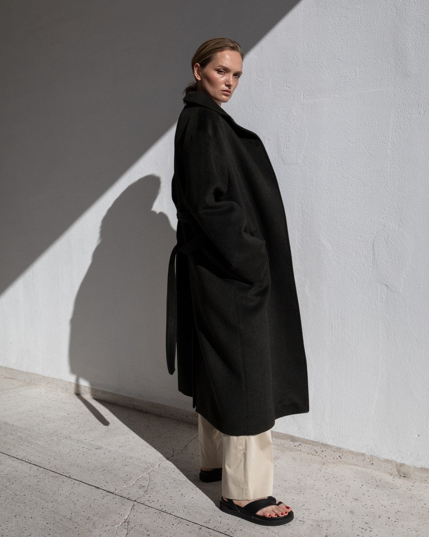 LONG COAT | DARK GREEN