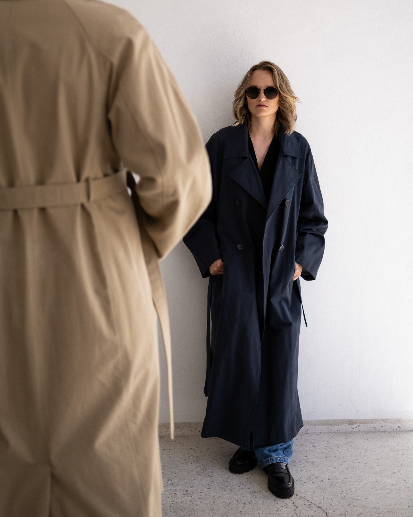 TRENCH COAT | NAVY