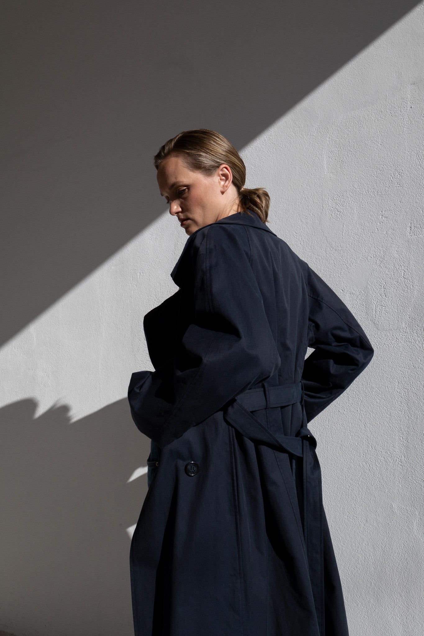 TRENCH COAT | NAVY