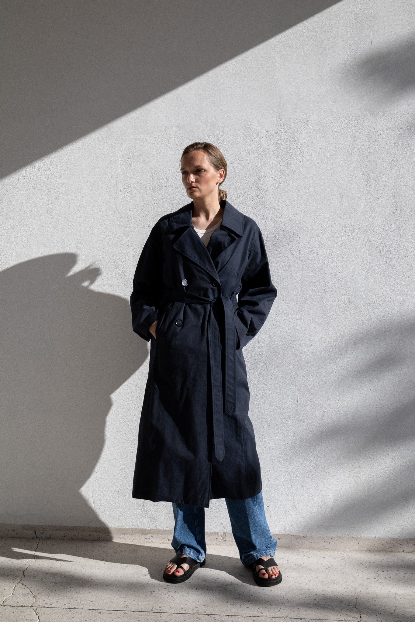 TRENCH COAT | NAVY