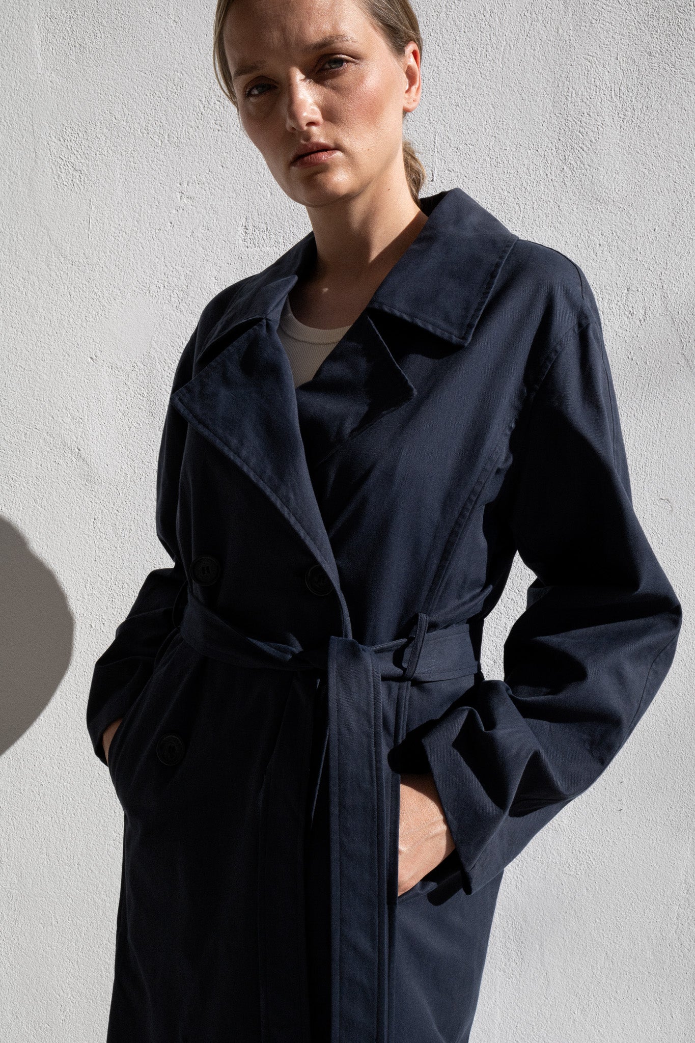 TRENCH COAT | NAVY