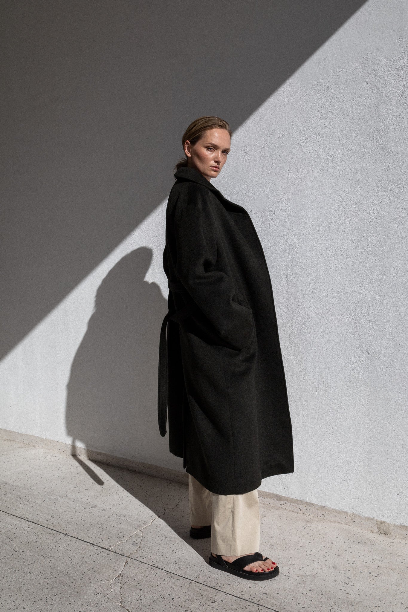 LONG COAT | DARK GREEN