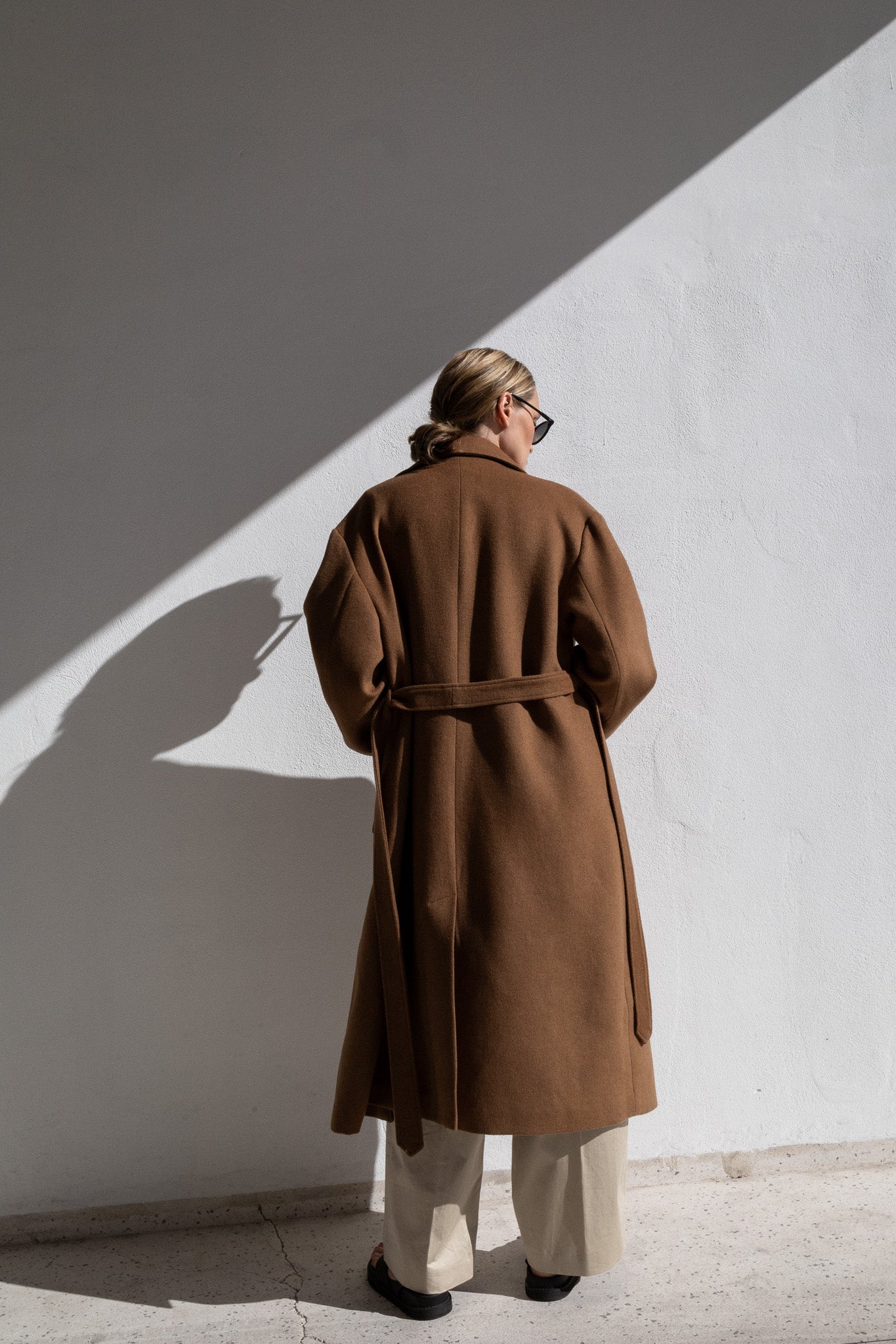 LONG COAT | DARK CAMEL