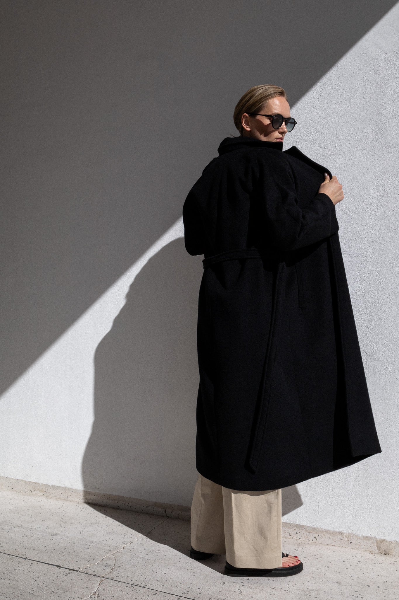A-LINE COAT | BLACK