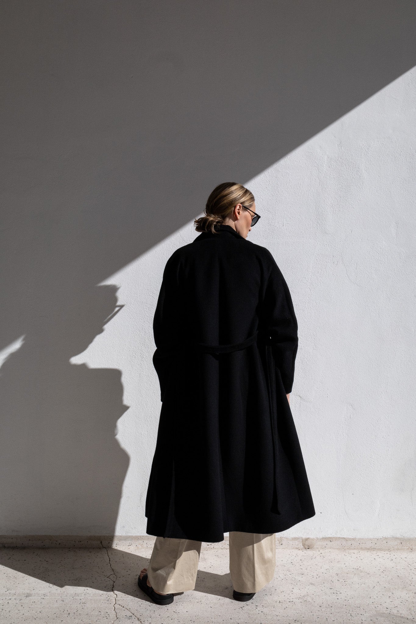 A-LINE COAT | BLACK