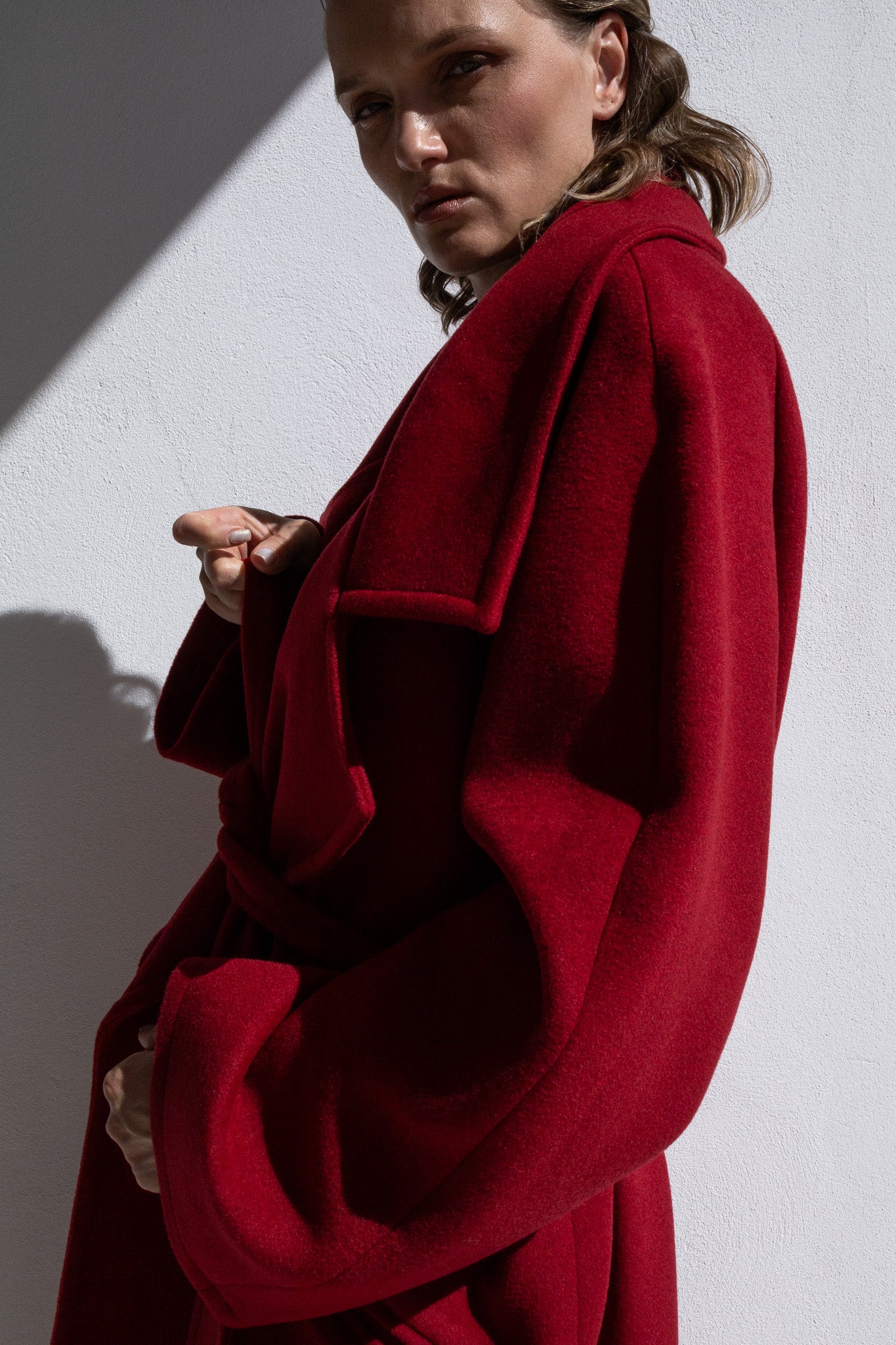 OVERSIZED COAT | RED