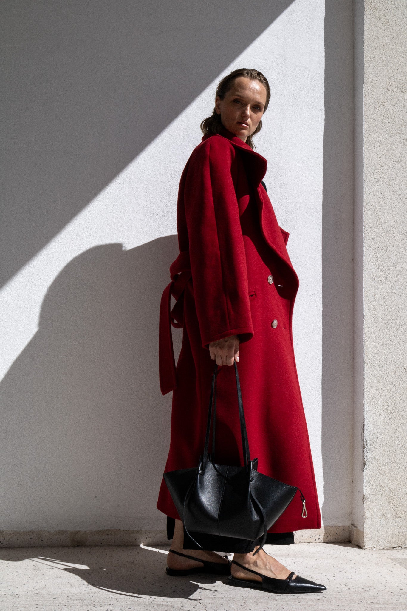 OVERSIZED COAT | RED