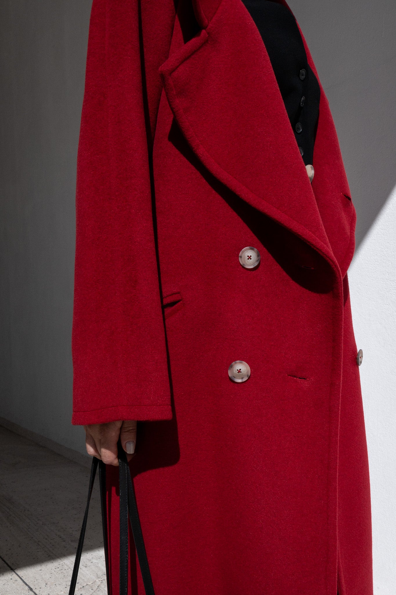OVERSIZED COAT | RED