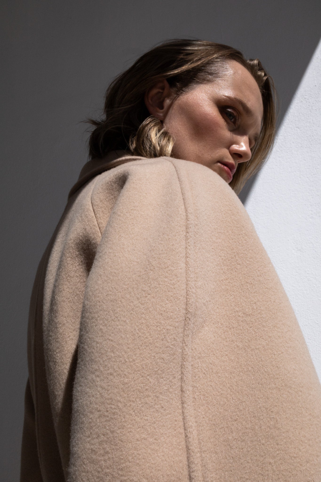 COCOON COAT | LIGHT BEIGE