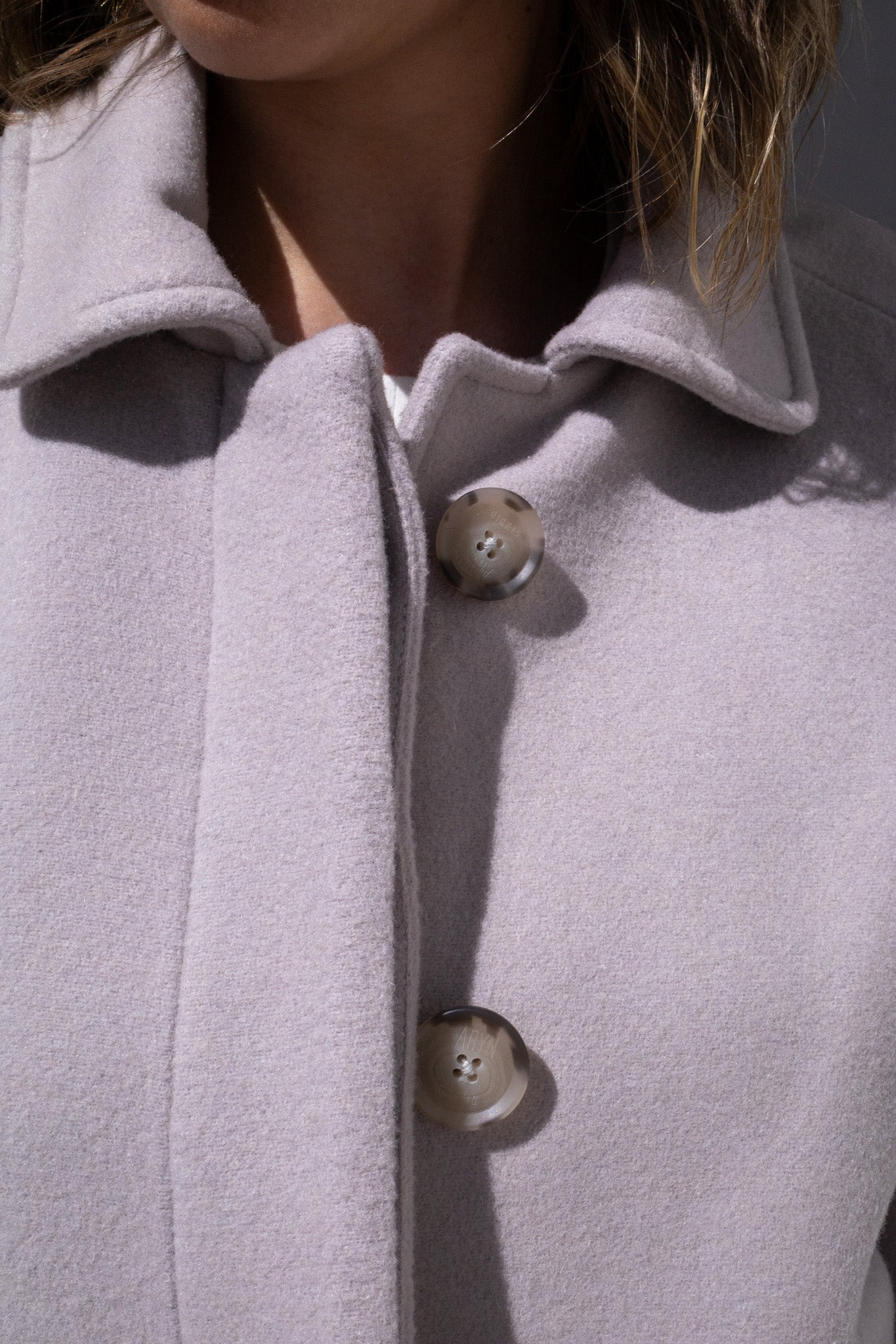 COCOON COAT | GRAY LILAC