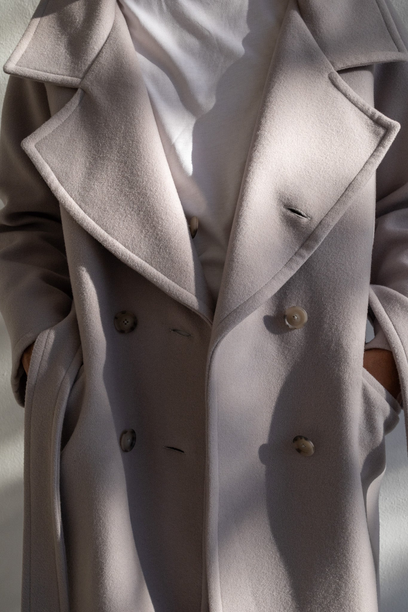 OVERSIZED COAT | GRAY LILAC