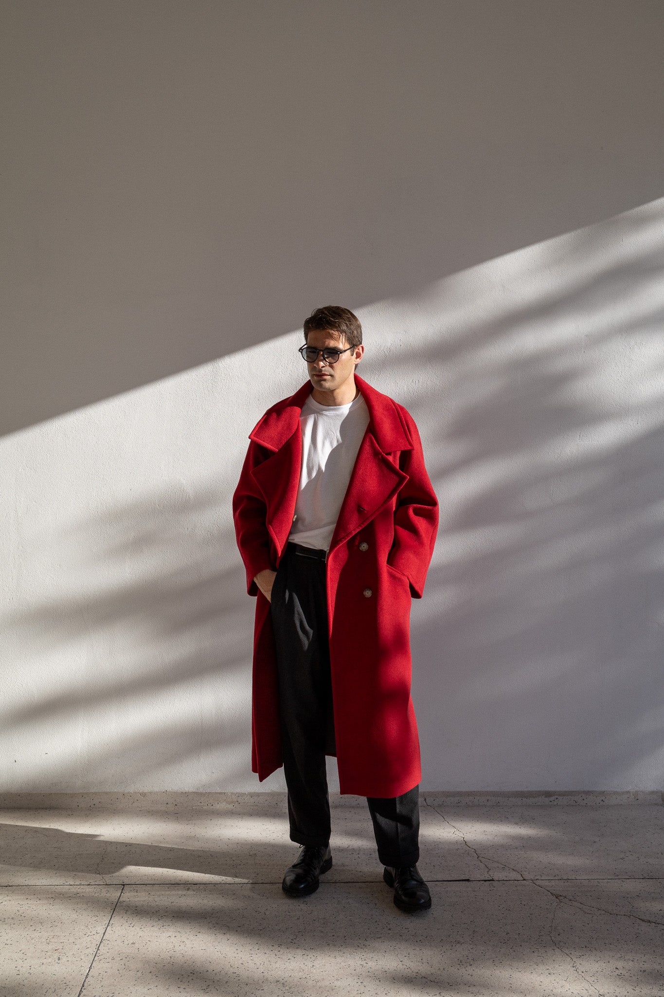 OVERSIZED COAT | RED