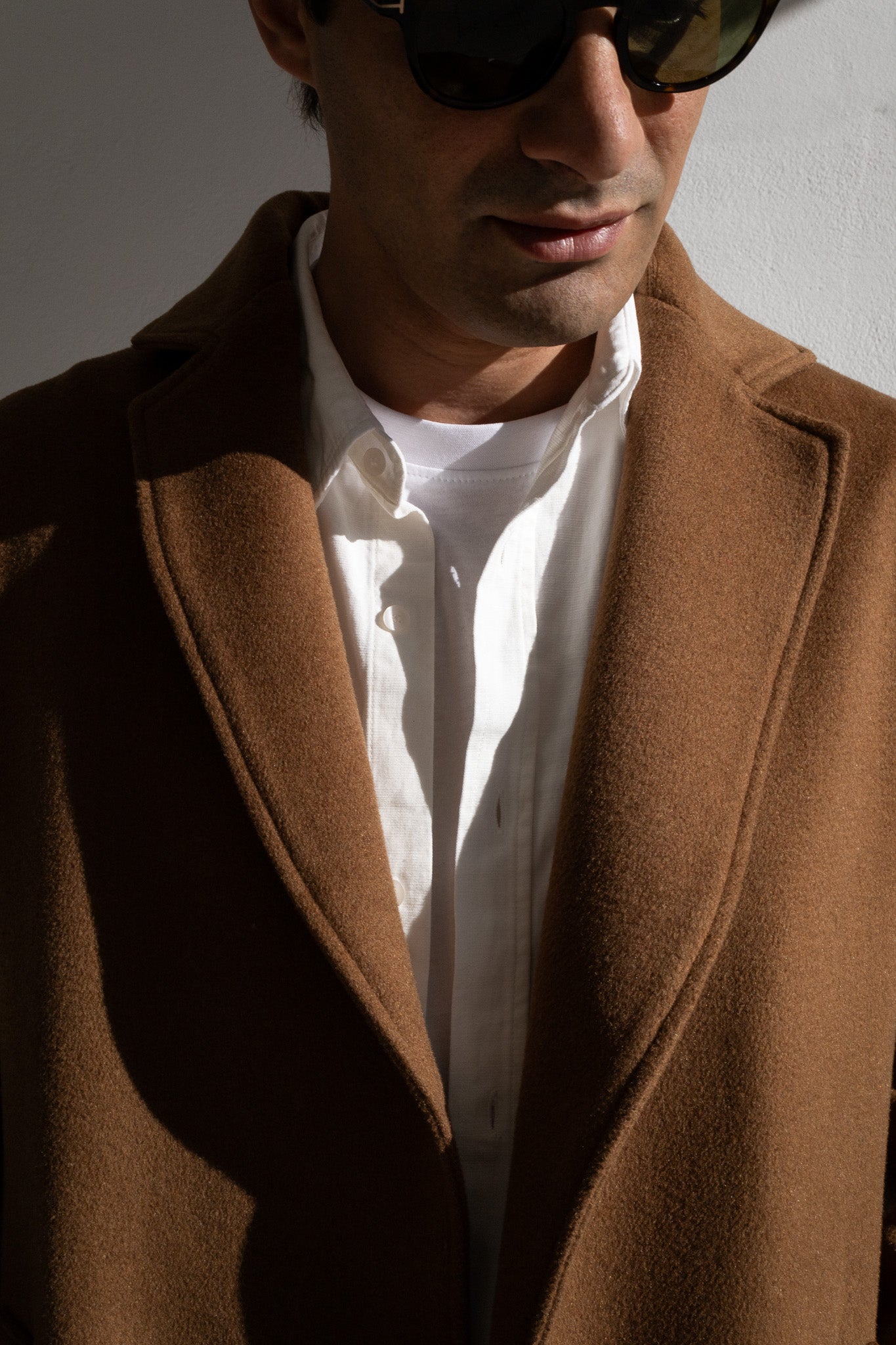 LONG COAT | DARK CAMEL