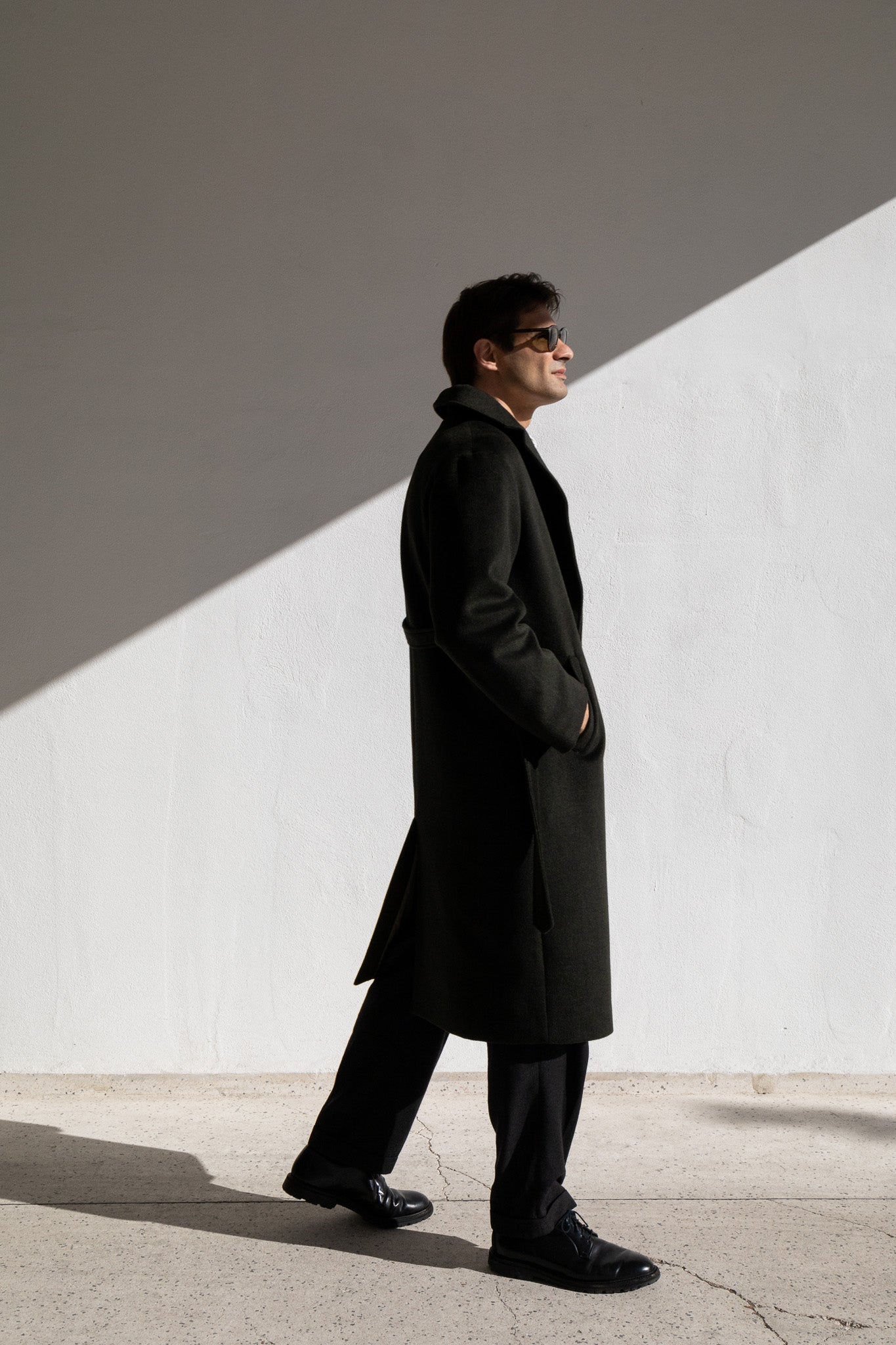 LONG COAT | DARK GREEN