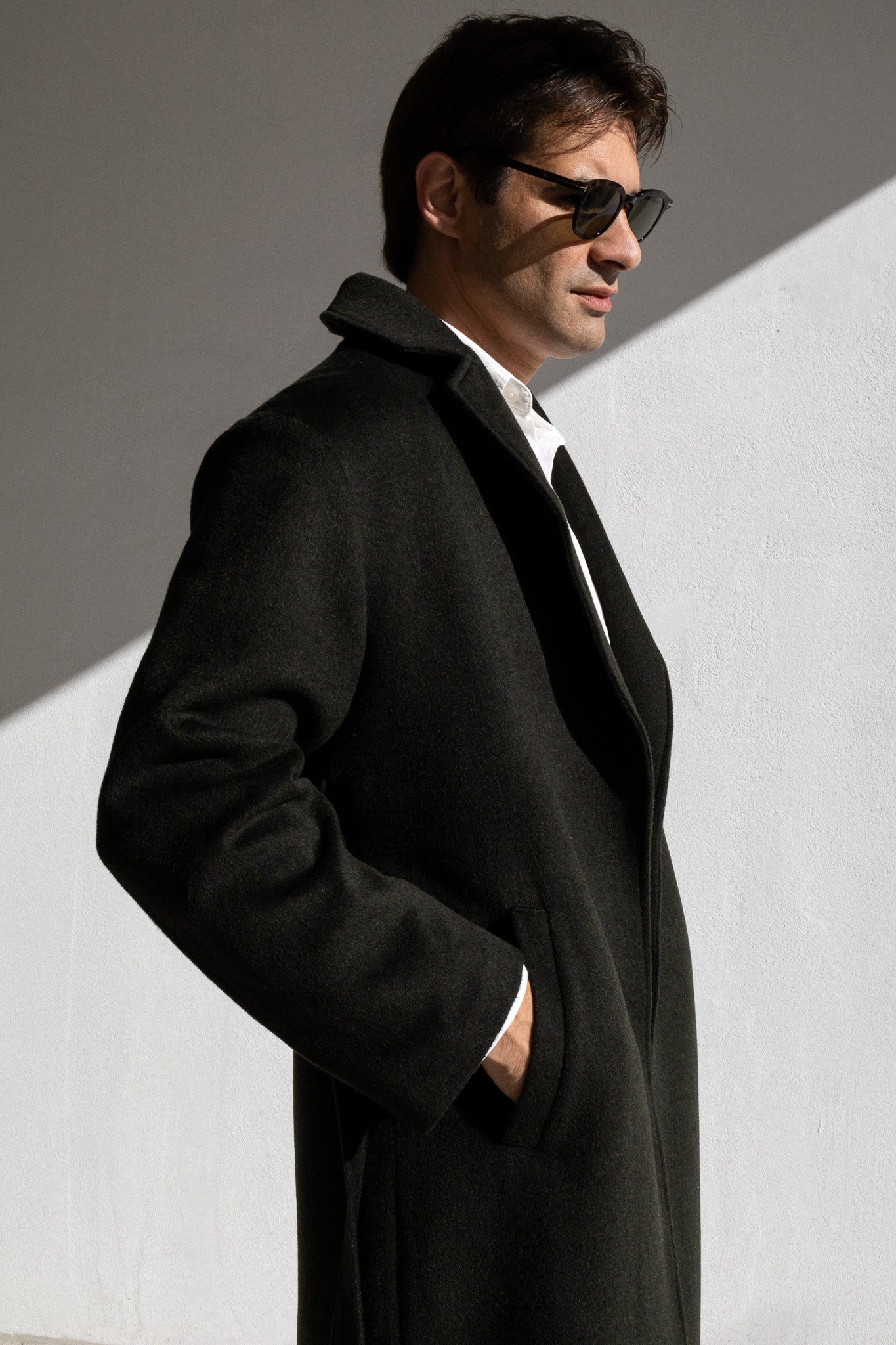LONG COAT | DARK GREEN