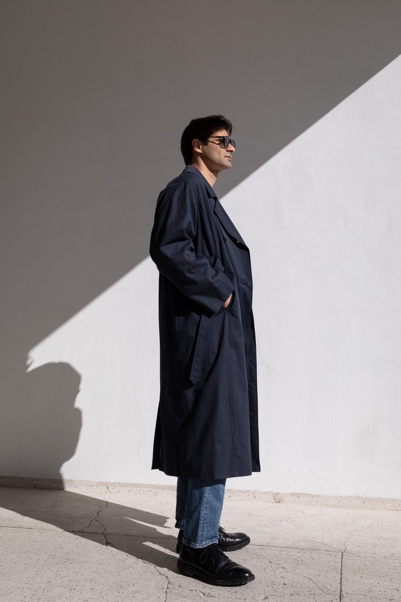 TRENCH COAT | NAVY