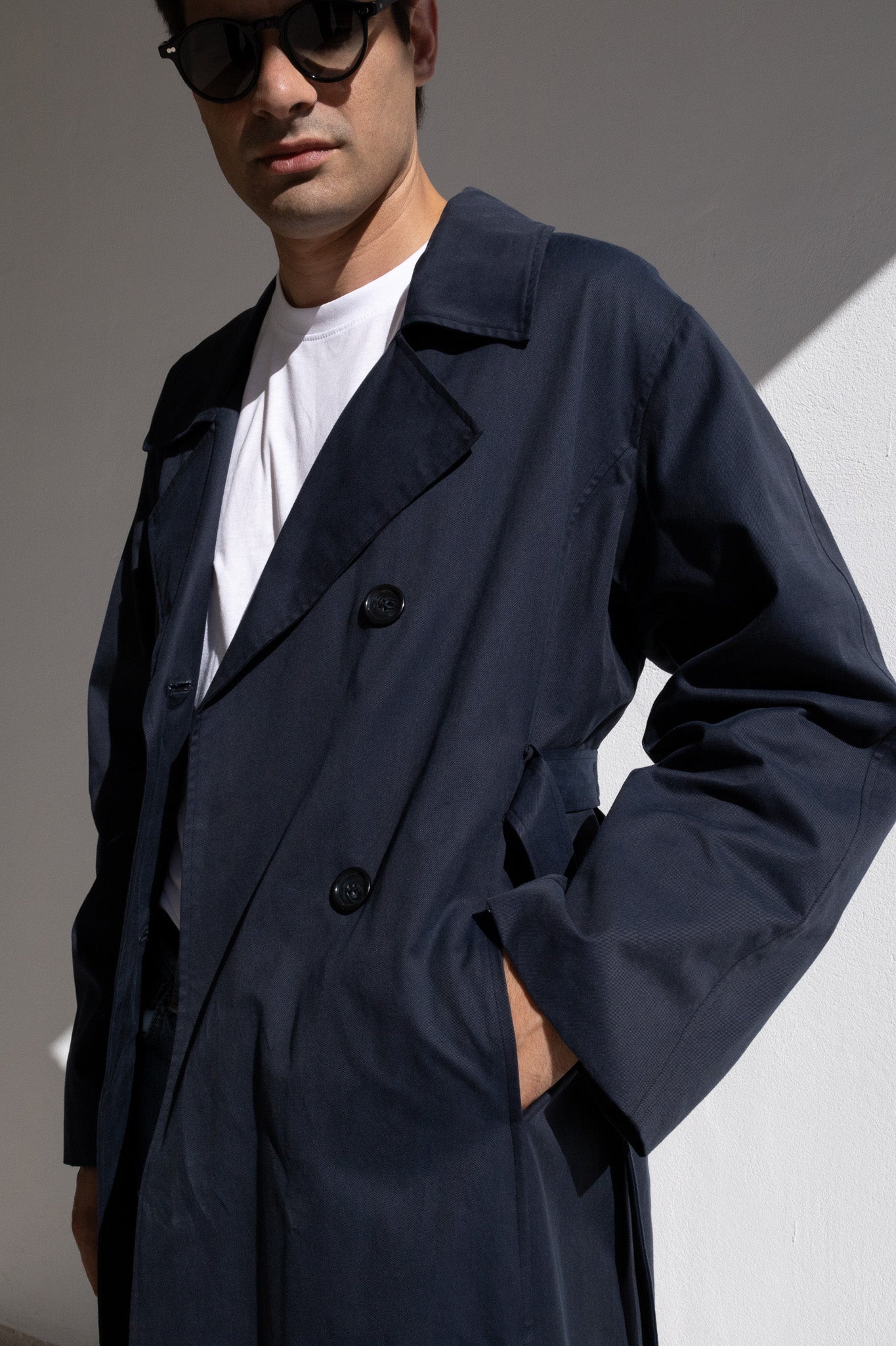 TRENCH COAT | NAVY