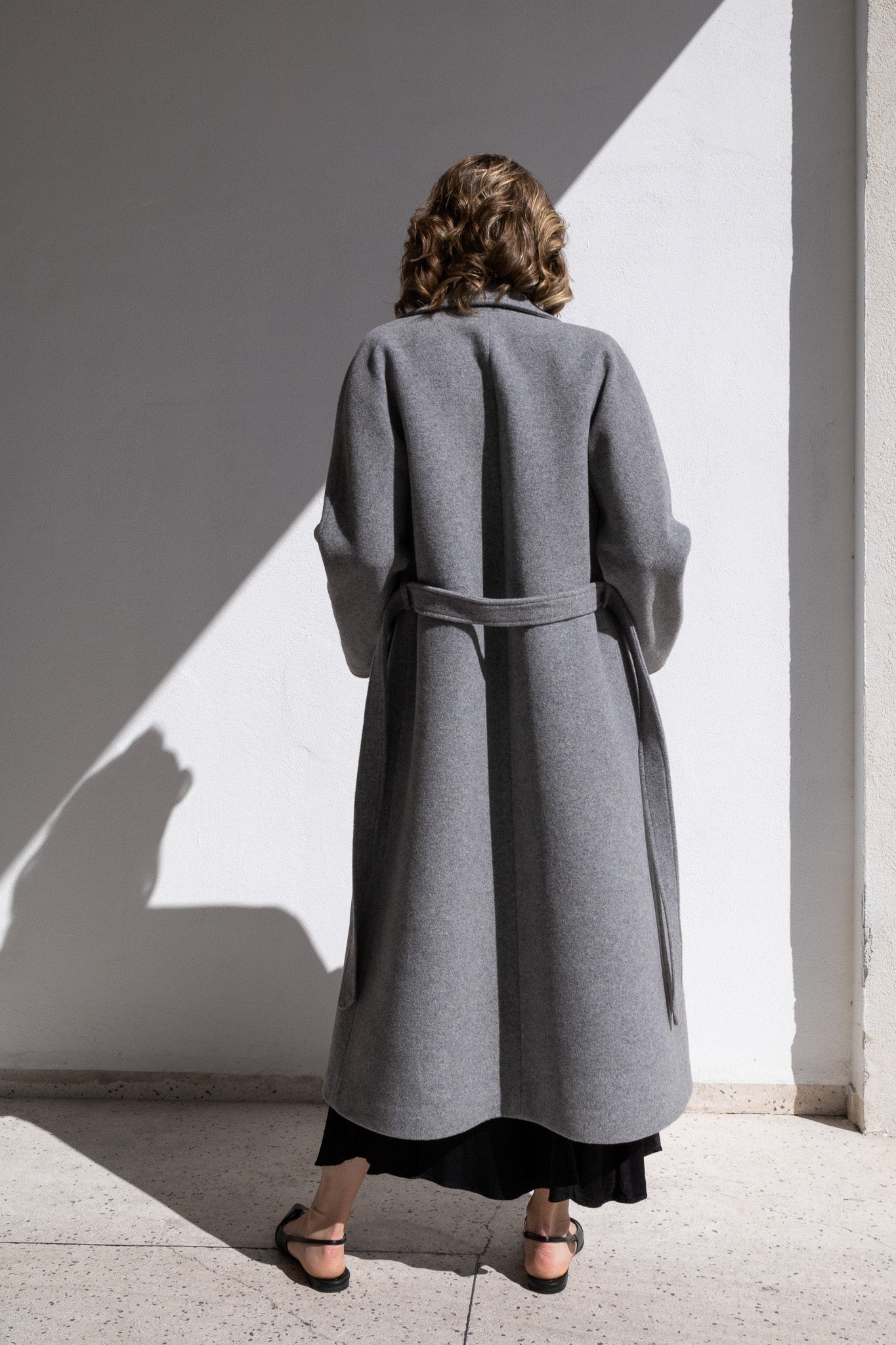 A-LINE COAT | LIGHT GREY