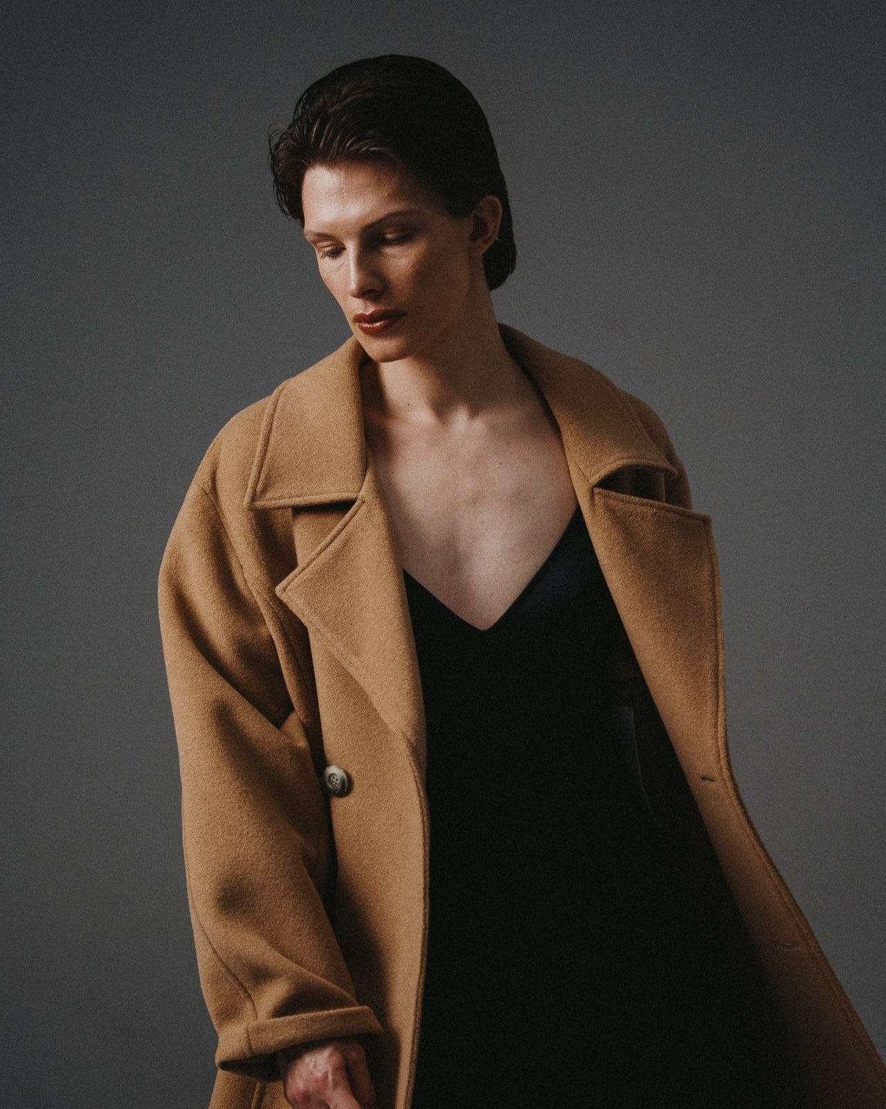WOOL SIGNATURE TRENCH COAT | CAMEL