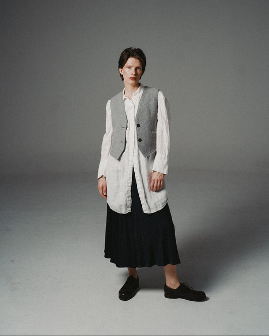 WOOL VEST | LIGHT GREY