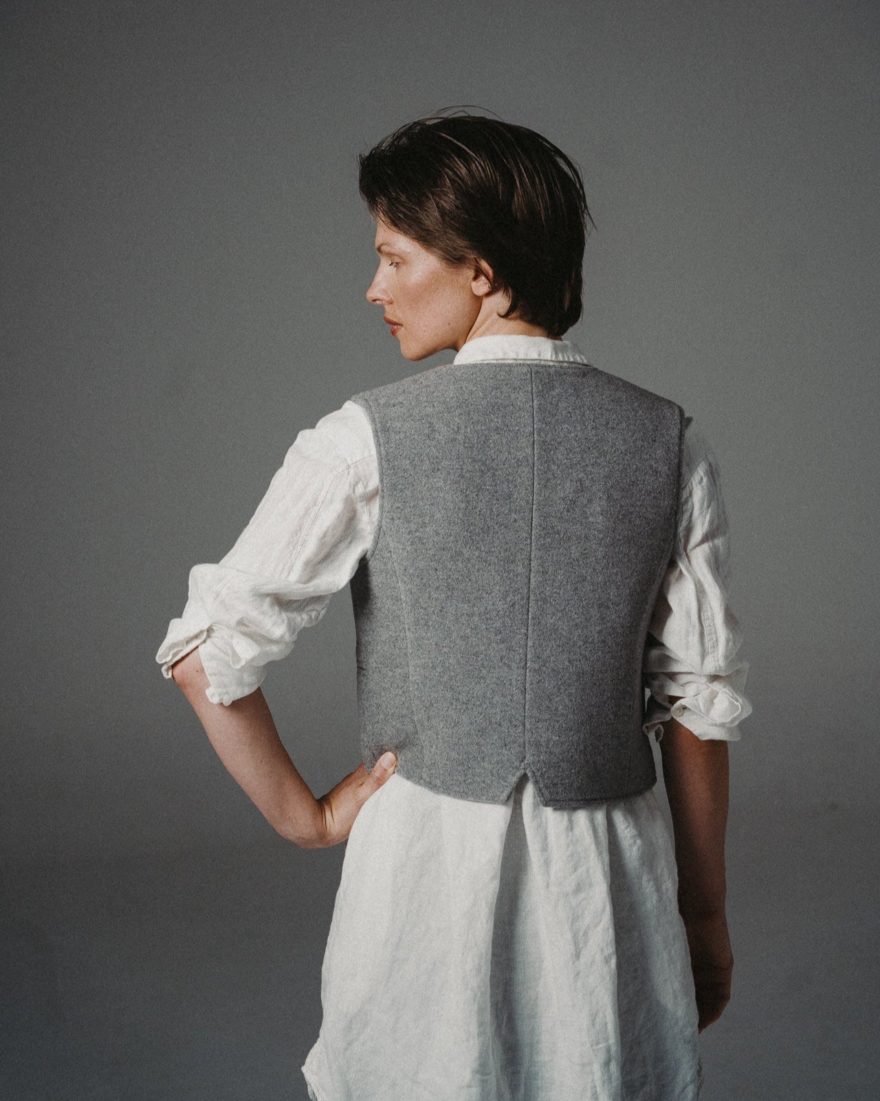 WOOL VEST | LIGHT GREY